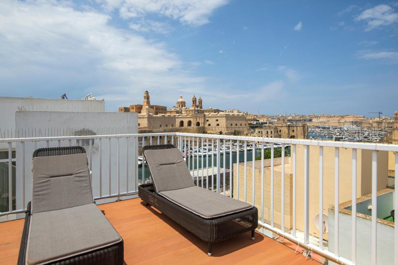 Traditional & Modern Maltese Townhouse - Rooftop Terrace And Sea Views, Close To Birgu Waterfront Cospicua Kültér fotó